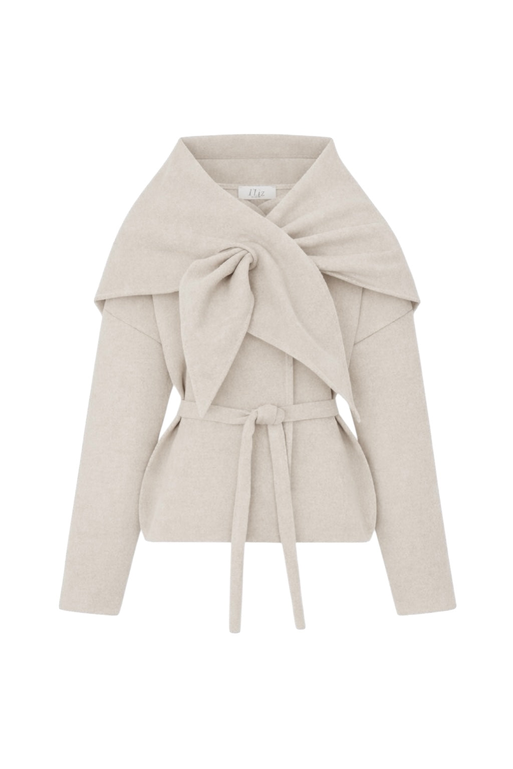 Şal Detaylı Kate Bej Ceket