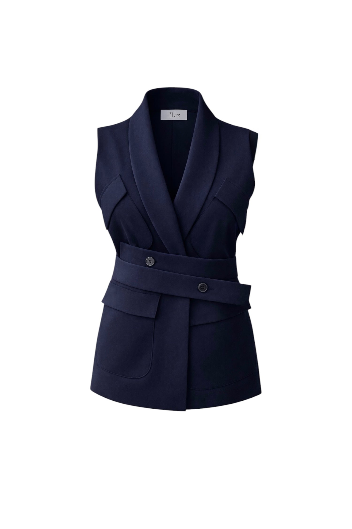 Suzana Lacivert Yelek