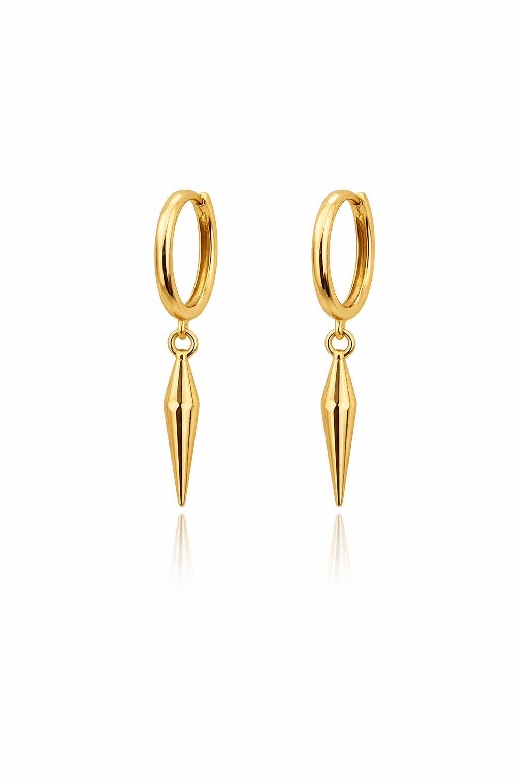 Leonie Kurşun detaylı Gümüş Küpe