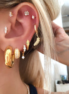 Lora Klasik Kalın Halka Küpe