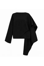 Alexia Kaşe Atkılı Siyah Ceket siyah ön