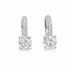 Leonie G Colour Taşlı Halka Tektaş Küpe