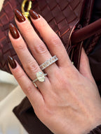 Leonie G Colour Oval Kesim Tektaş Yüzük