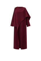 Alexia Kaşe Atkılı Bordo Palto